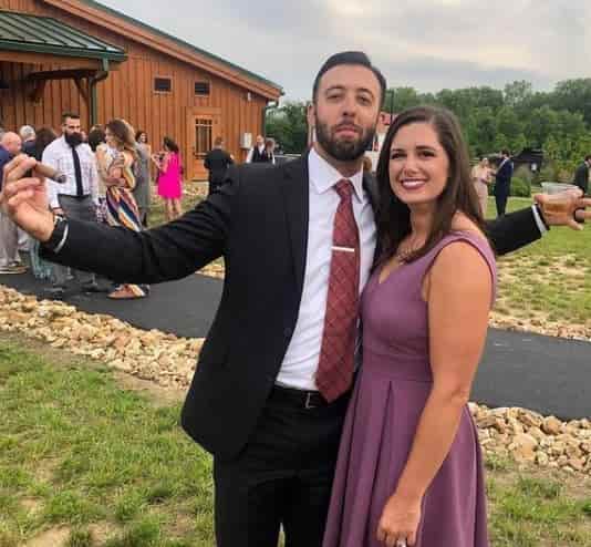 Kelsey Borza attending a family function with her husband, Chad Dupuis. Does Kelsey share any children with her husband, Chad?
